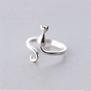 Silver ring(cat)